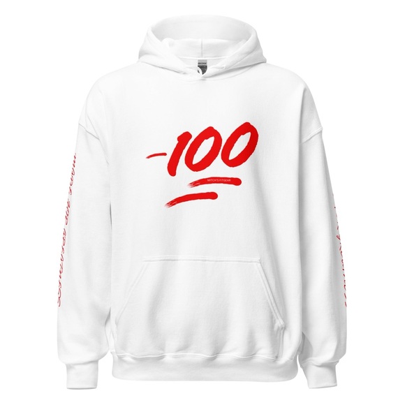 -100 = Move 100 Hoodie - Picture 2 of 5
